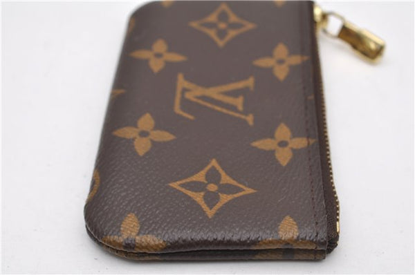 Authentic Louis Vuitton Monogram Pochette Cles Coin Purse Case M62650 LV 1923G