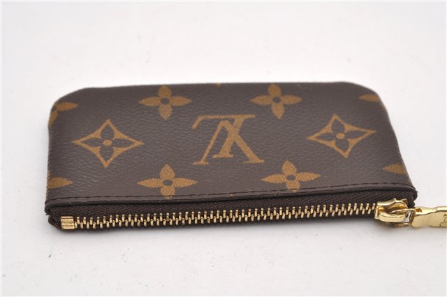 Authentic Louis Vuitton Monogram Pochette Cles Coin Purse Case M62650 LV 1923G