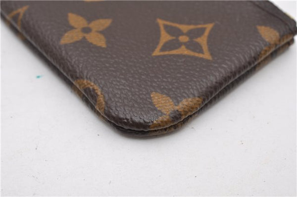 Authentic Louis Vuitton Monogram Pochette Cles Coin Purse Case M62650 LV 1923G