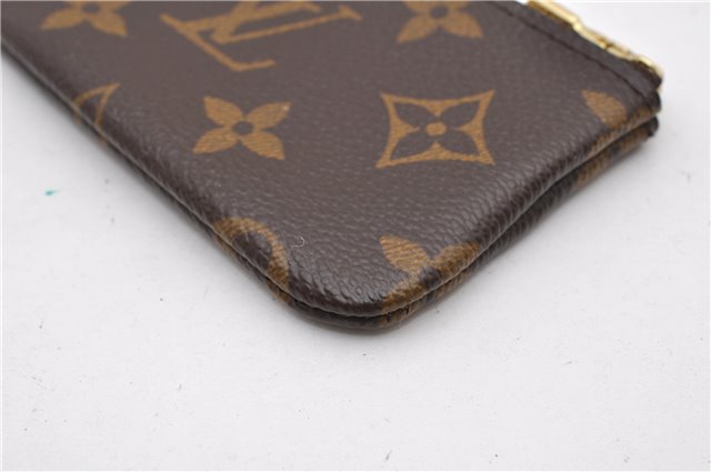 Authentic Louis Vuitton Monogram Pochette Cles Coin Purse Case M62650 LV 1923G