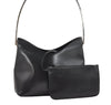 Authentic GUCCI Vintage Shoulder Hand Bag Purse Leather Black 1923I