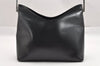 Authentic GUCCI Vintage Shoulder Hand Bag Purse Leather Black 1923I