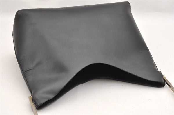 Authentic GUCCI Vintage Shoulder Hand Bag Purse Leather Black 1923I