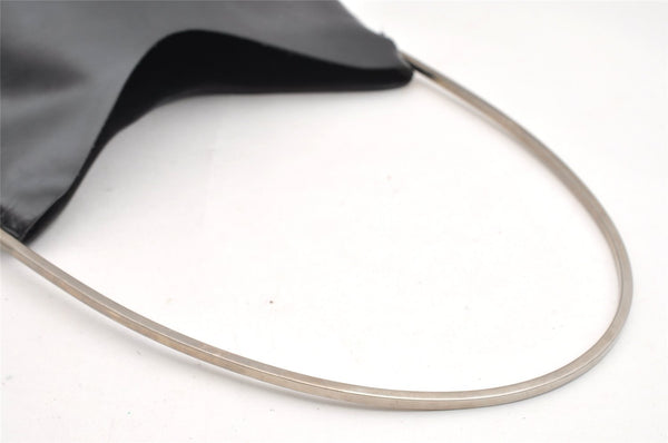 Authentic GUCCI Vintage Shoulder Hand Bag Purse Leather Black 1923I