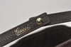 Authentic GUCCI Abbey Shoulder Tote Bag GG Canvas Leather 130736 Brown 1924I