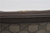 Authentic GUCCI Shoulder Cross Body Bag GG PVC Leather Brown 1925D