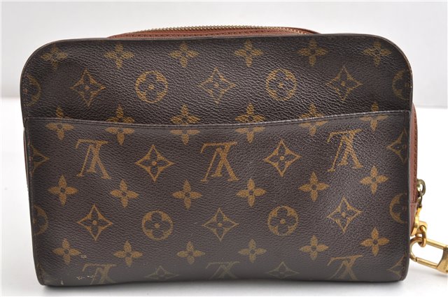 Authentic Louis Vuitton Monogram Orsay Clutch Hand Bag Purse M51790 LV 1925G