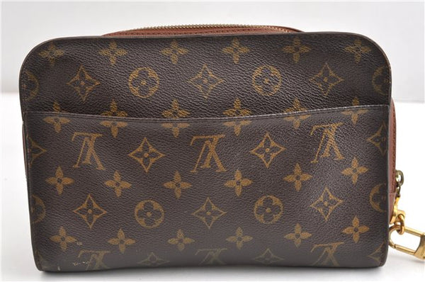 Authentic Louis Vuitton Monogram Orsay Clutch Hand Bag Purse M51790 LV 1925G