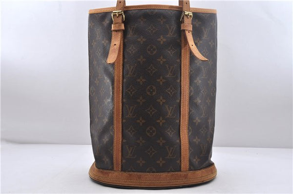 Authentic Louis Vuitton Monogram Bucket GM Shoulder Bag M42236 LV 1926D