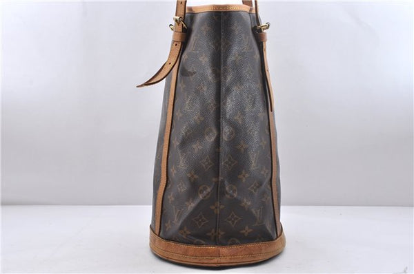 Authentic Louis Vuitton Monogram Bucket GM Shoulder Bag M42236 LV 1926D