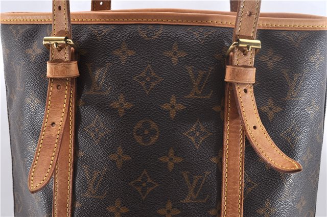 Authentic Louis Vuitton Monogram Bucket GM Shoulder Bag M42236 LV 1926D