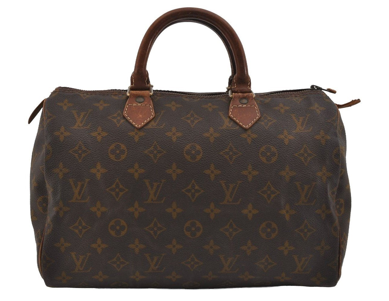 Authentic Louis Vuitton Monogram Speedy 30 Hand Boston Bag Old Model LV 1926I