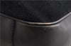 Authentic GUCCI Bamboo Vintage Shoulder Hand Bag Suede Leather Black 1927G