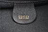 Authentic GUCCI Bamboo Vintage Shoulder Hand Bag Suede Leather Black 1927G