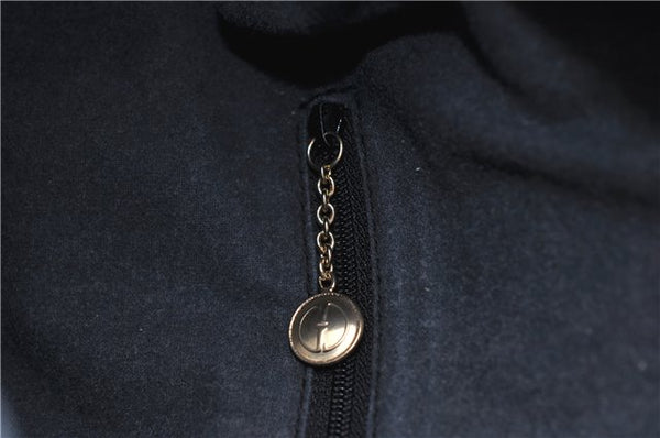 Authentic GUCCI Bamboo Vintage Shoulder Hand Bag Suede Leather Black 1927G