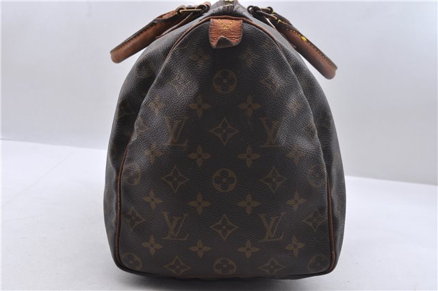 Authentic Louis Vuitton Monogram Speedy 35 Hand Bag M41524 LV 1928D