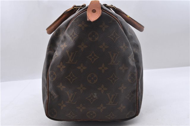 Authentic Louis Vuitton Monogram Speedy 35 Hand Bag M41524 LV 1928D