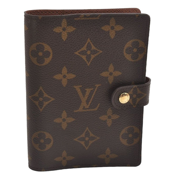Authentic Louis Vuitton Monogram Agenda PM Notebook Cover R20005 LV 1928I