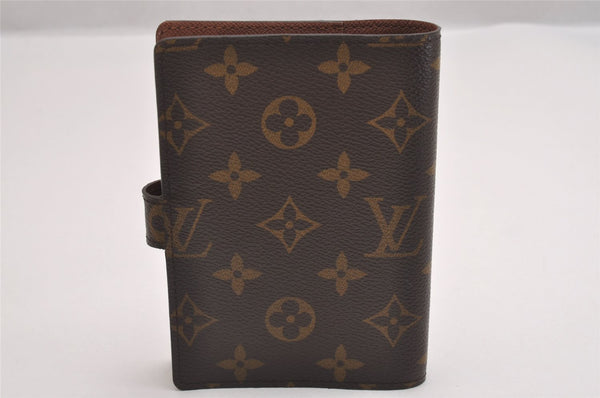 Authentic Louis Vuitton Monogram Agenda PM Notebook Cover R20005 LV 1928I