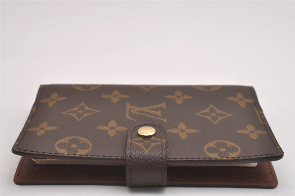 Authentic Louis Vuitton Monogram Agenda PM Notebook Cover R20005 LV 1928I