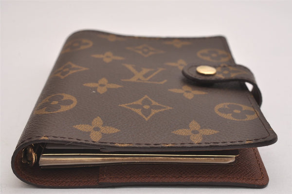 Authentic Louis Vuitton Monogram Agenda PM Notebook Cover R20005 LV 1928I