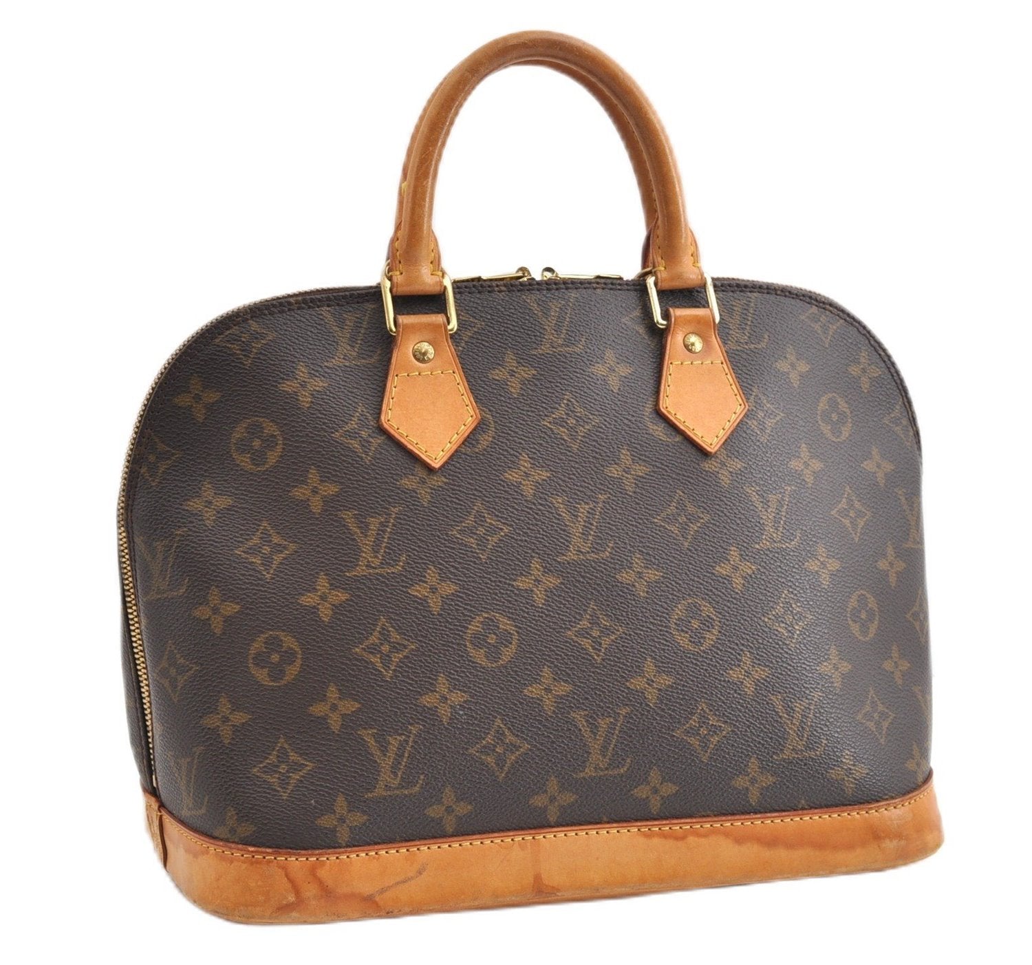 Authentic Louis Vuitton Monogram Alma Hand Bag Purse M51130 LV 1929G