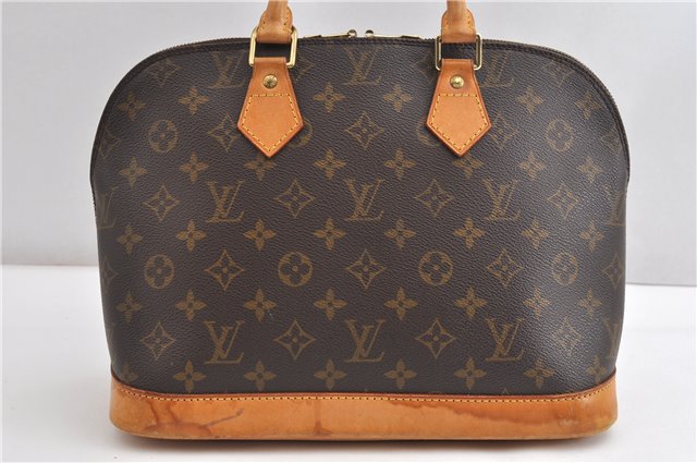 Authentic Louis Vuitton Monogram Alma Hand Bag Purse M51130 LV 1929G