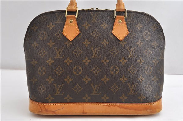 Authentic Louis Vuitton Monogram Alma Hand Bag Purse M51130 LV 1929G