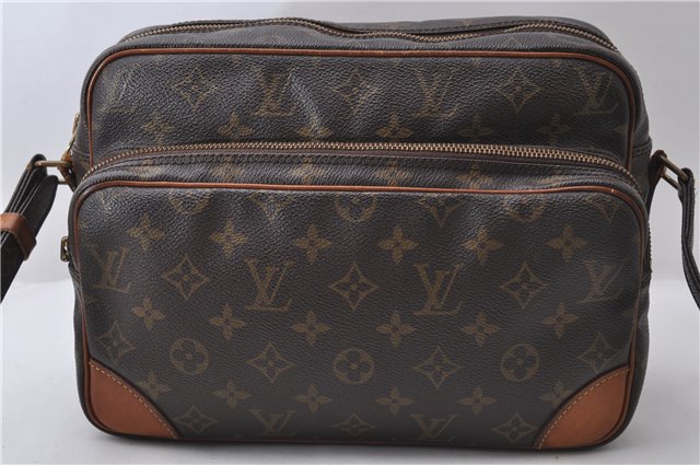 Authentic Louis Vuitton Monogram Nile Shoulder Cross Bag M45244 LV Junk 1930D