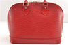 Authentic Louis Vuitton Epi Alma PM Hand Bag Red M52147 LV 1930G