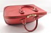 Authentic Louis Vuitton Epi Alma PM Hand Bag Red M52147 LV 1930G