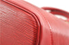 Authentic Louis Vuitton Epi Alma PM Hand Bag Red M52147 LV 1930G