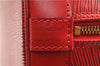 Authentic Louis Vuitton Epi Alma PM Hand Bag Red M52147 LV 1930G