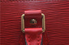 Authentic Louis Vuitton Epi Alma PM Hand Bag Red M52147 LV 1930G