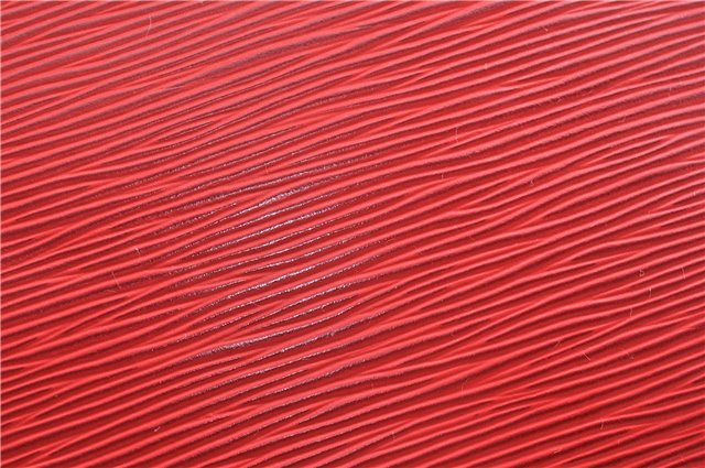 Authentic Louis Vuitton Epi Alma PM Hand Bag Red M52147 LV 1930G