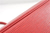 Authentic Louis Vuitton Epi Alma PM Hand Bag Red M52147 LV 1930G
