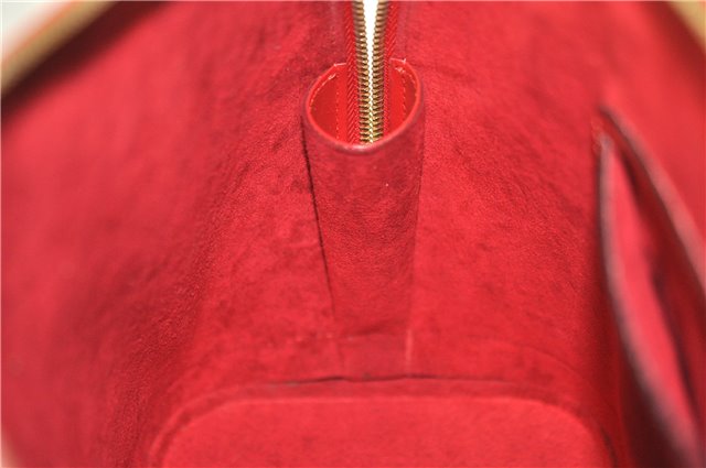 Authentic Louis Vuitton Epi Alma PM Hand Bag Red M52147 LV 1930G