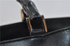 Authentic GUCCI Bamboo Shoulder Tote Bag Leather Black 1931D