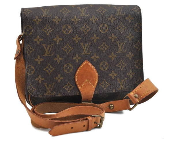 Auth LOUIS VUITTON Monogram Cartouchiere GM Shoulder Cross Bag M51252 LV 1932B