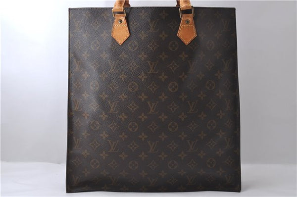 Authentic Louis Vuitton Monogram Sac Plat Hand Bag M51140 LV 1932D