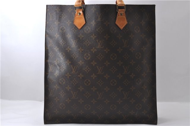 Authentic Louis Vuitton Monogram Sac Plat Hand Bag M51140 LV 1932D