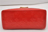 Authentic Louis Vuitton Vernis Reade PM Hand Bag Red M91088 LV 1934G