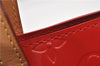 Authentic Louis Vuitton Vernis Reade PM Hand Bag Red M91088 LV 1934G