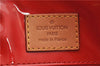 Authentic Louis Vuitton Vernis Reade PM Hand Bag Red M91088 LV 1934G