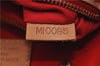 Authentic Louis Vuitton Vernis Reade PM Hand Bag Red M91088 LV 1934G