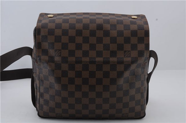 Authentic Louis Vuitton Damier Naviglio Shoulder Cross Body Bag N45255 LV 1935D