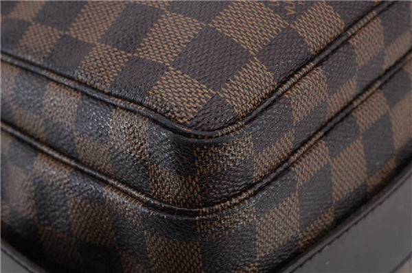 Authentic Louis Vuitton Damier Naviglio Shoulder Cross Body Bag N45255 LV 1935D