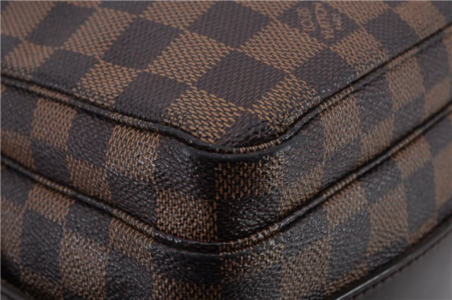 Authentic Louis Vuitton Damier Naviglio Shoulder Cross Body Bag N45255 LV 1935D