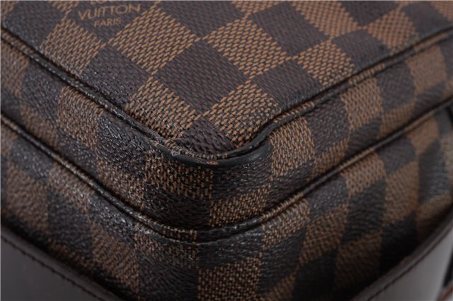 Authentic Louis Vuitton Damier Naviglio Shoulder Cross Body Bag N45255 LV 1935D