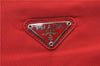 Authentic PRADA Vintage Nylon Tessuto Hand Tote Bag B7952 Red 1937G